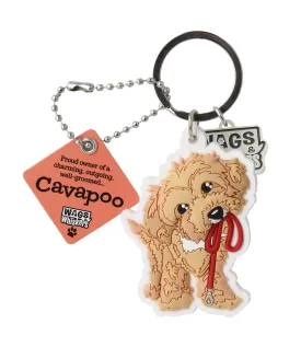 History & Heraldry - WagsWhiskers Keyring - Cavapoo