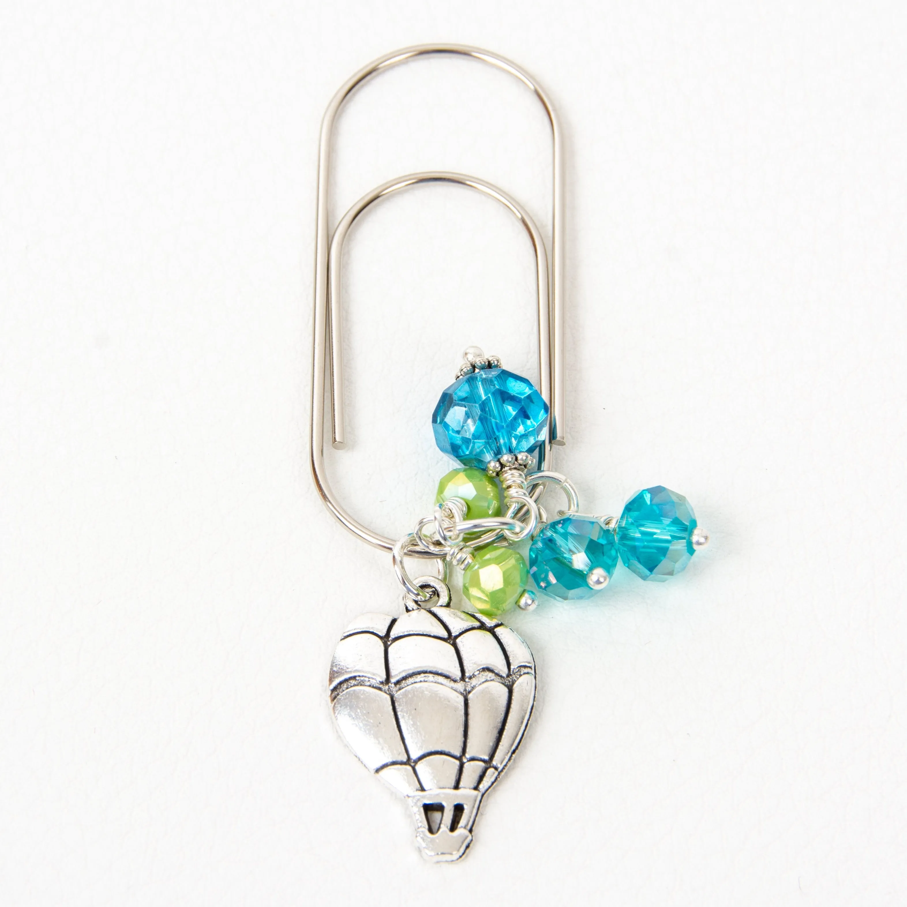 Hot Air Balloon Dangle Planner Clip or Charm