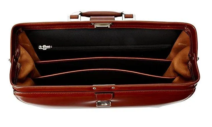 Jack Georges Elements Classic Leather Briefcase 4505