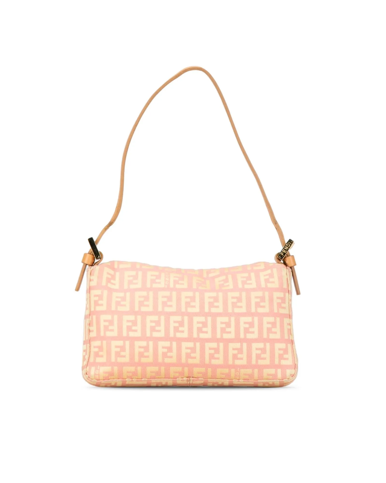 Jacquard Mini Baguette with Leather Strap