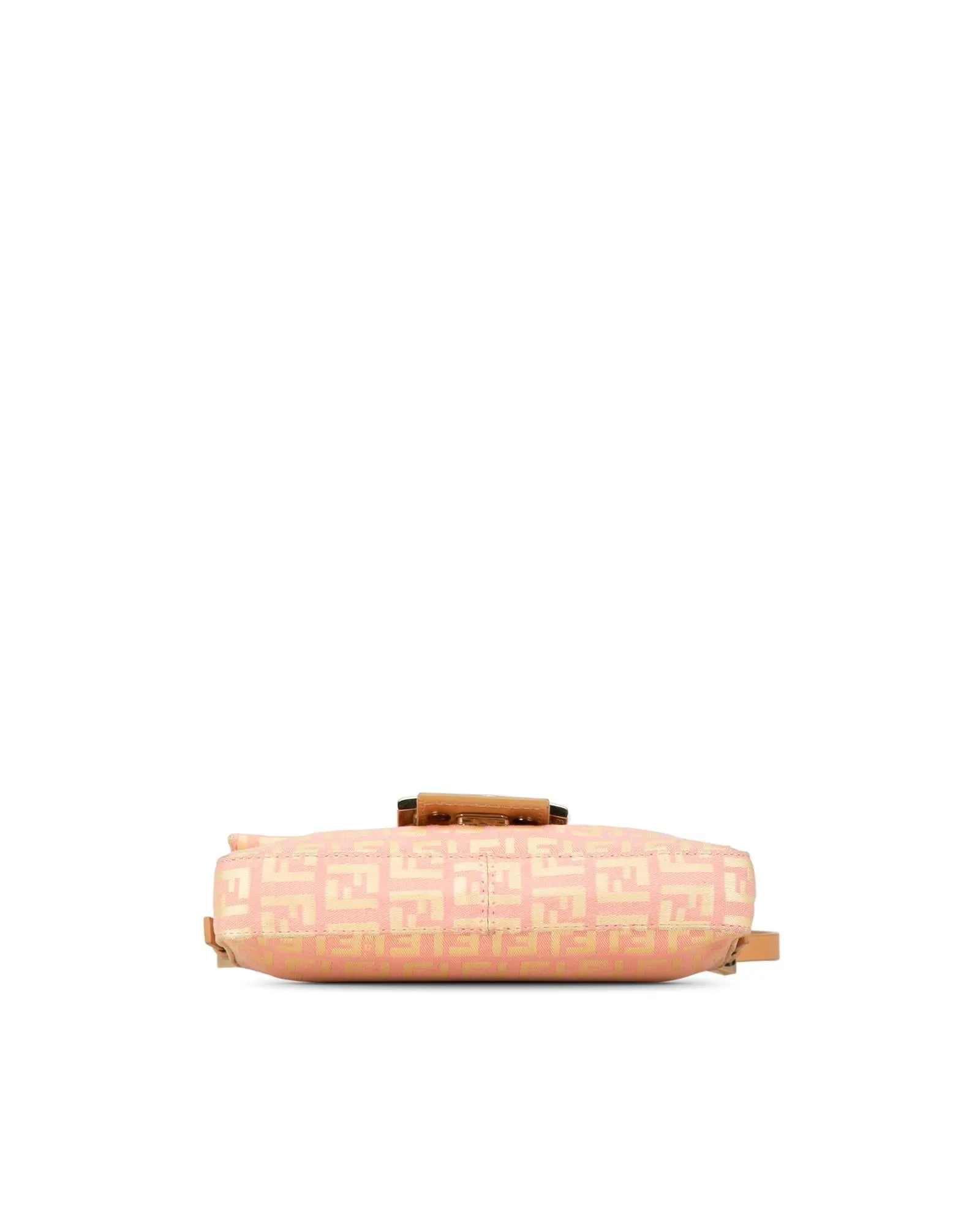 Jacquard Mini Baguette with Leather Strap