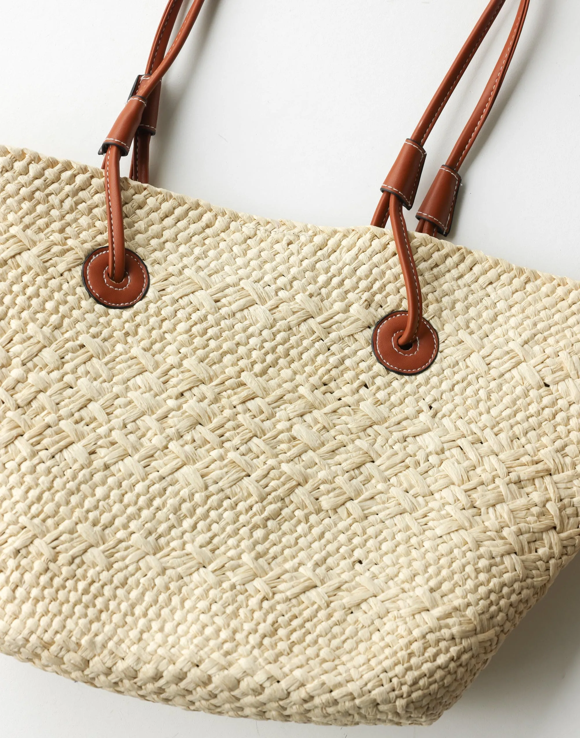 Lai Tote Bag (Natural Raffia) - By Billini