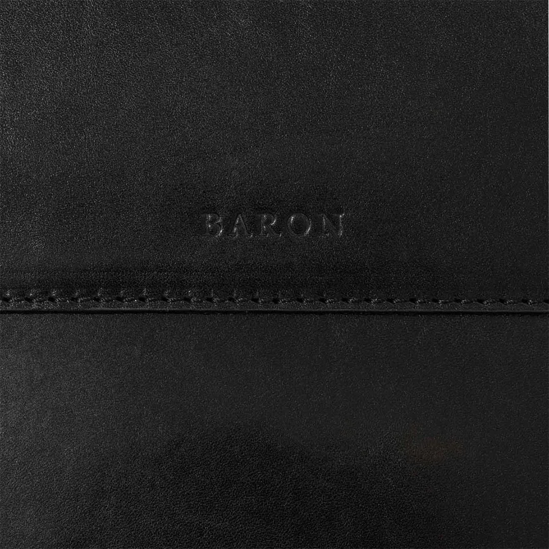 Laptop Portfolio - Black Leather by Baron