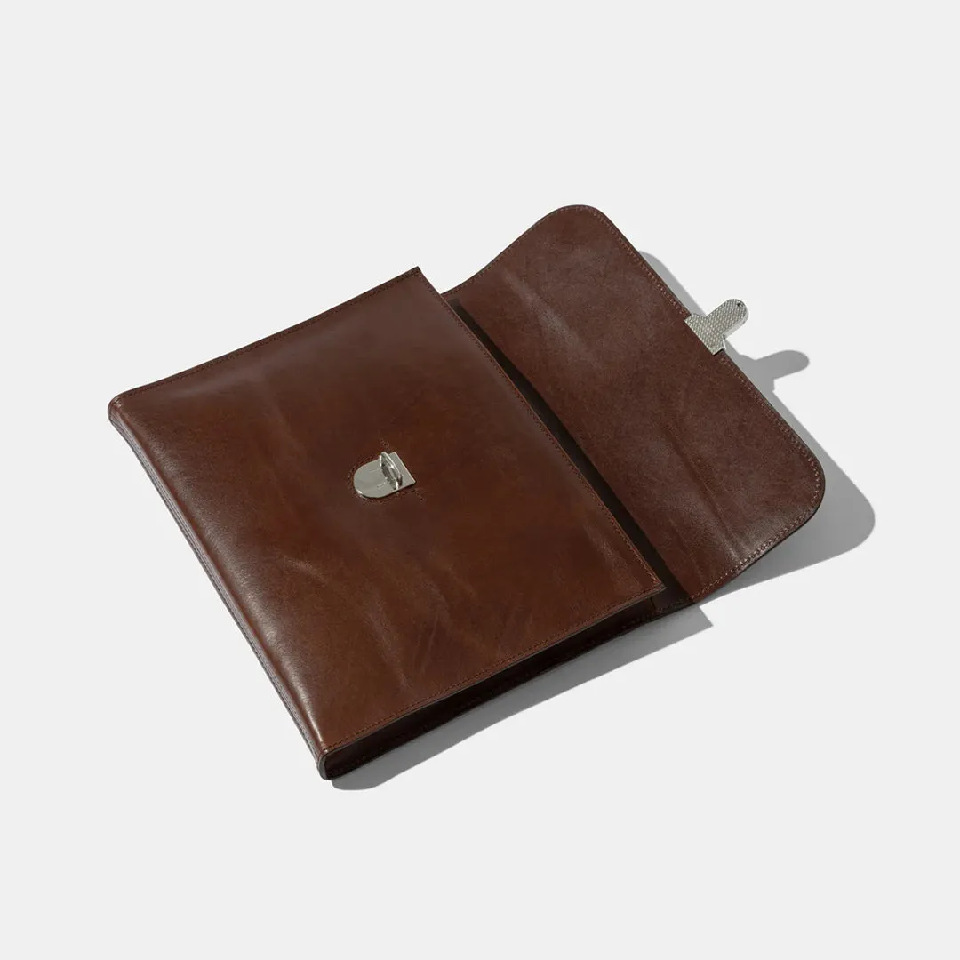 Laptop Portfolio - Brown Leather by Baron