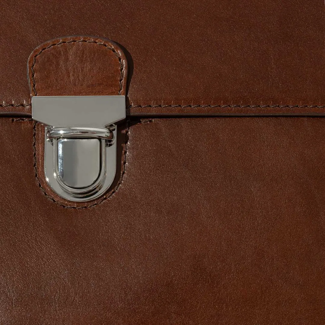 Laptop Portfolio - Brown Leather by Baron