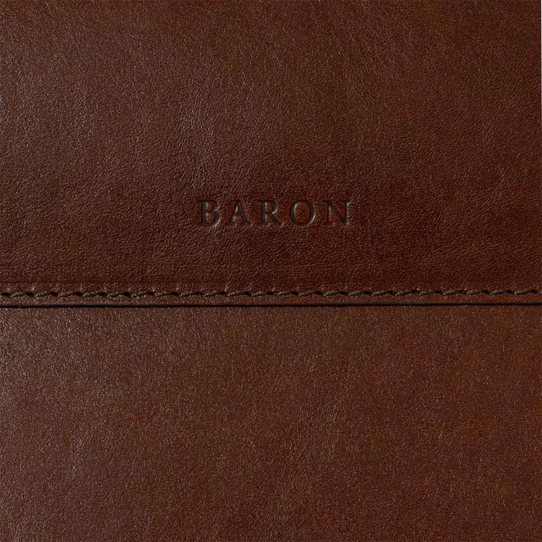 Laptop Portfolio - Brown Leather by Baron