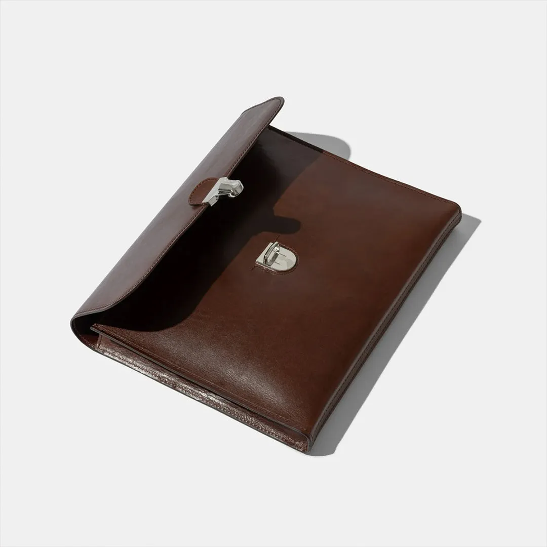 Laptop Portfolio - Brown Leather by Baron