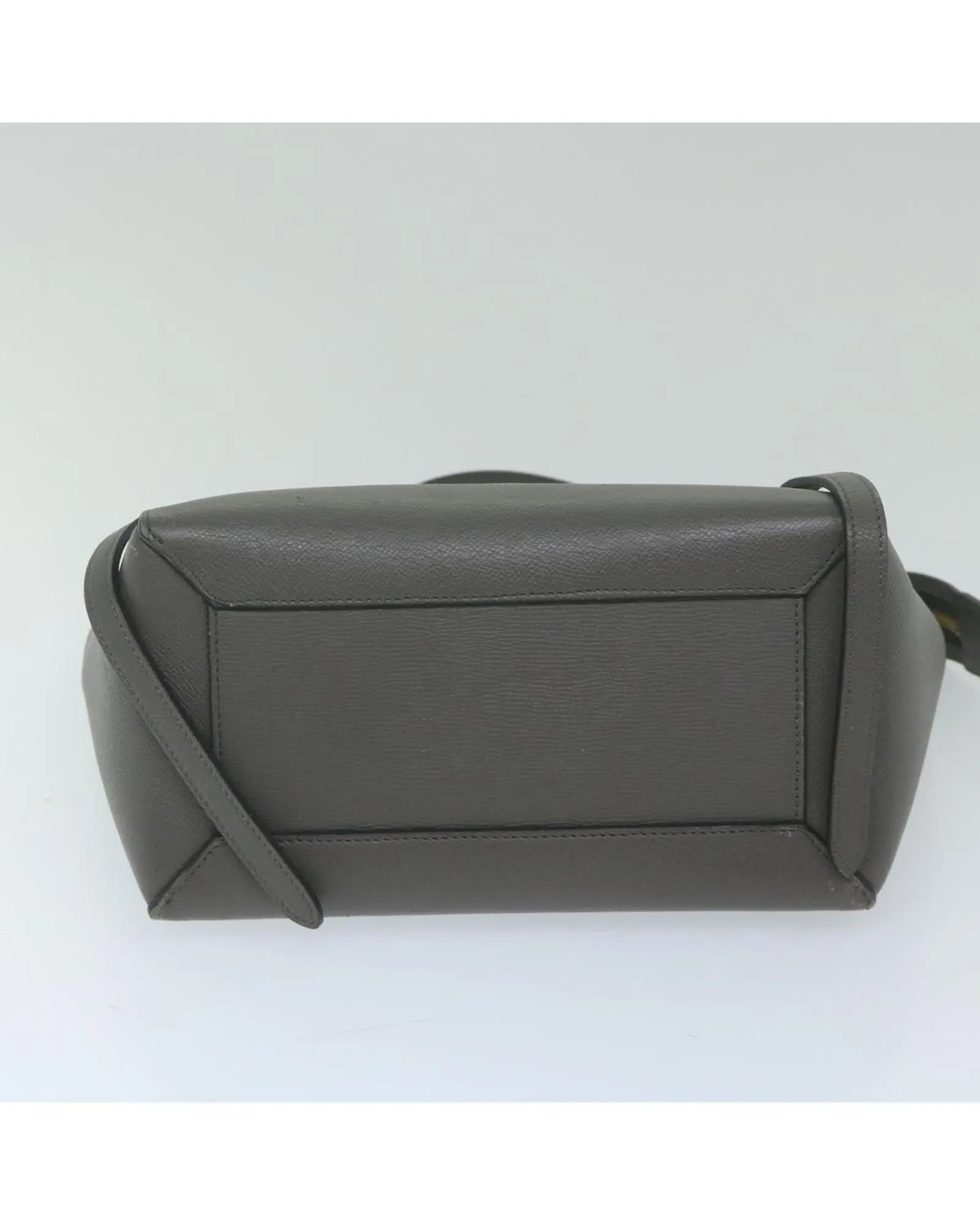 Leather Micro Belt Hand Bag in Gray by Celine