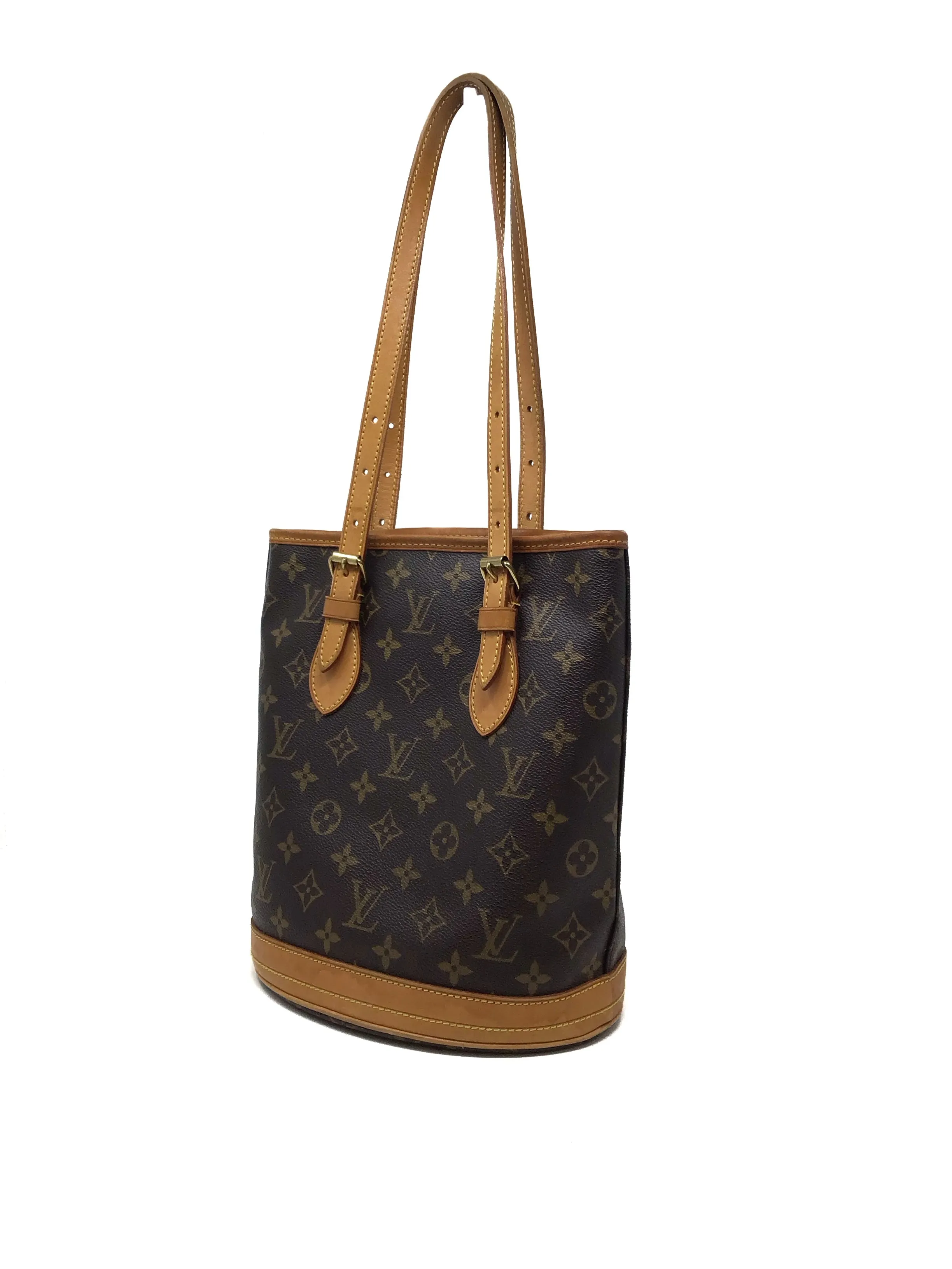 Louis Vuitton '03 'Bucket' PM Monogram Canvas W/Pochette