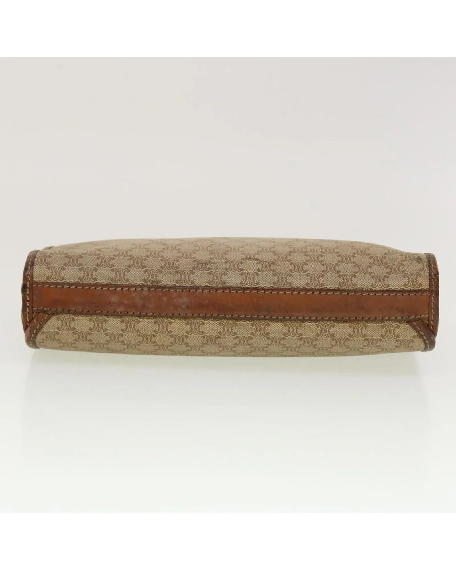 Macadam Canvas Clutch Bag in Beige PVC Leather