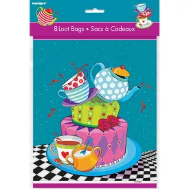 Mad Tea Party Loot Bags (8ct)