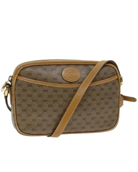 Micro GG Canvas Shoulder Bag with PVC Leather Trim