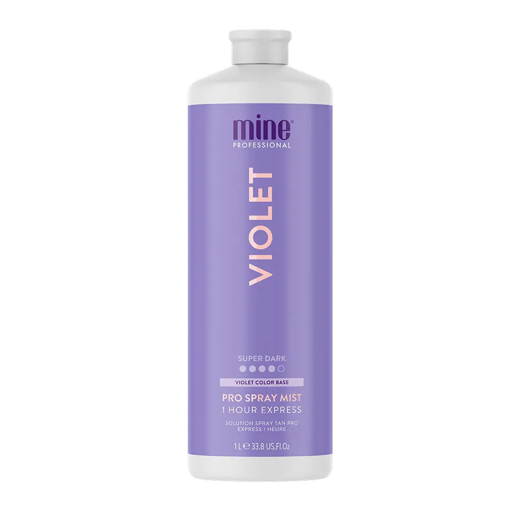 MineTan Violet Pro Spray Mist - 1 Litre