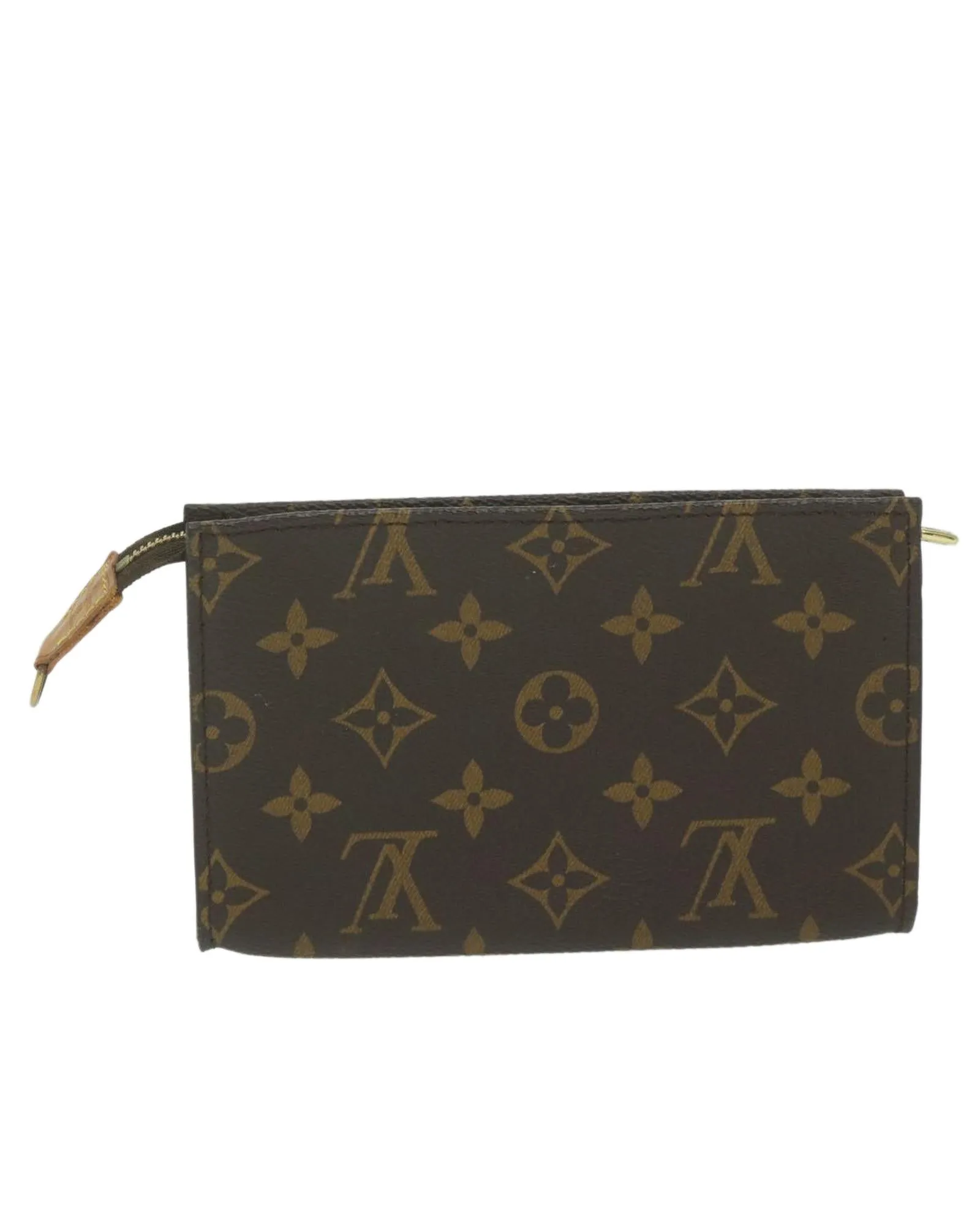 Monogram Accessory Pouch - Canvas Bucket Design