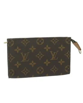 Monogram Accessory Pouch - Canvas Bucket Design