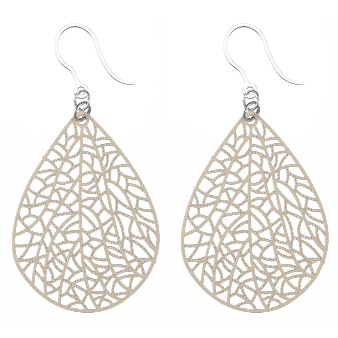 Mosaic Teardrop Dangles Hypoallergenic Earrings for Sensitive Ears Made with Plastic Posts