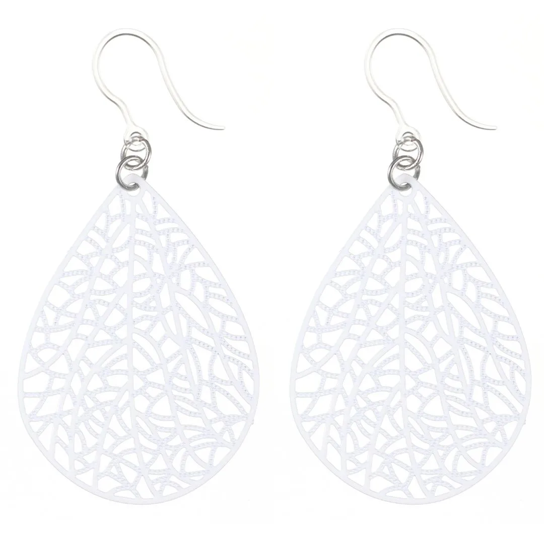 Mosaic Teardrop Dangles Hypoallergenic Earrings for Sensitive Ears Made with Plastic Posts