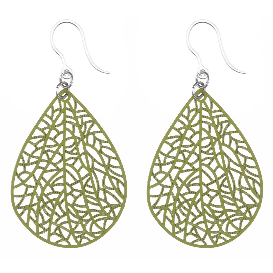 Mosaic Teardrop Dangles Hypoallergenic Earrings for Sensitive Ears Made with Plastic Posts