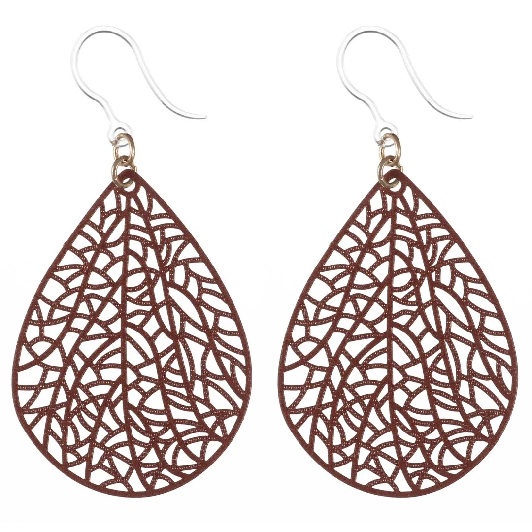 Mosaic Teardrop Dangles Hypoallergenic Earrings for Sensitive Ears Made with Plastic Posts