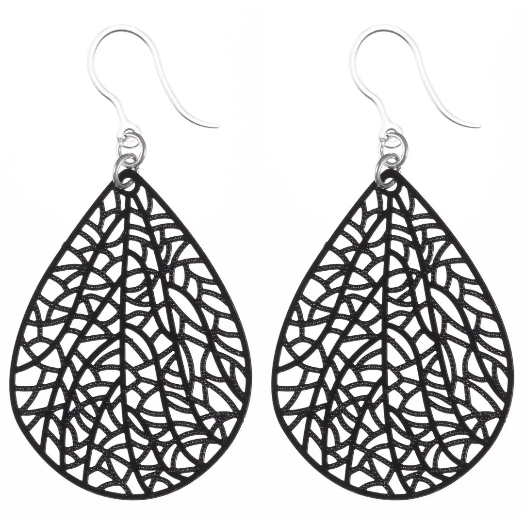 Mosaic Teardrop Dangles Hypoallergenic Earrings for Sensitive Ears Made with Plastic Posts