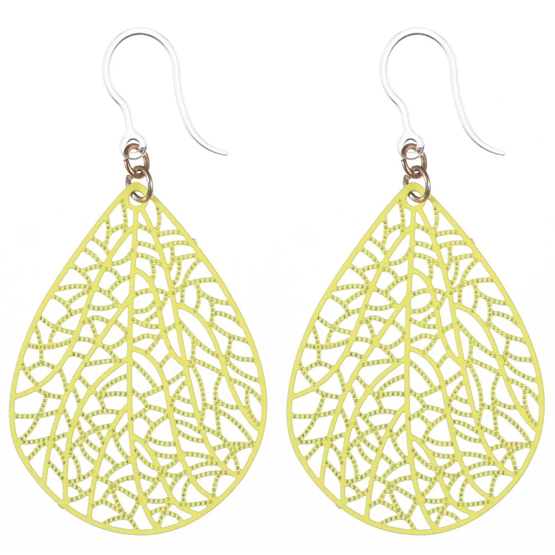 Mosaic Teardrop Dangles Hypoallergenic Earrings for Sensitive Ears Made with Plastic Posts