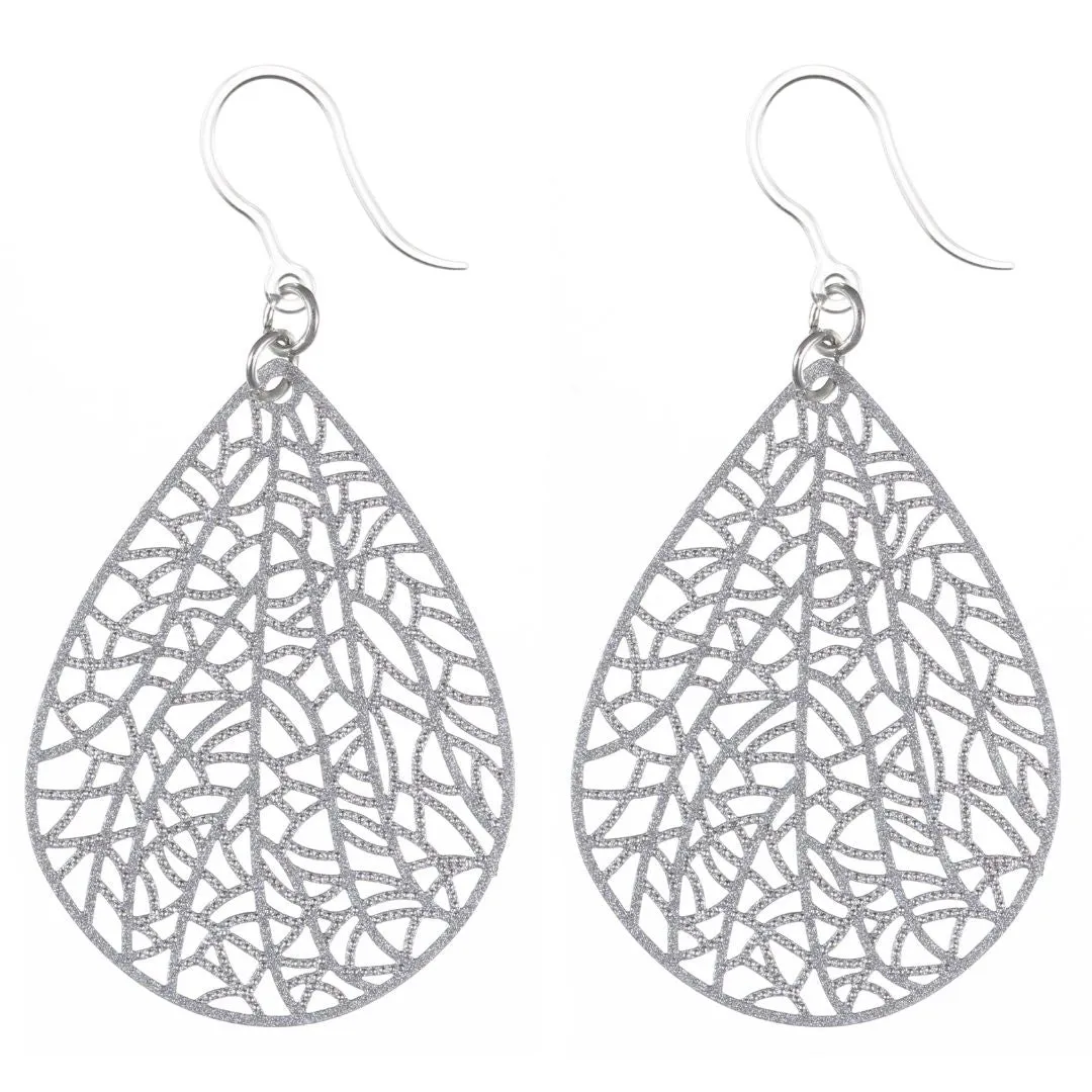 Mosaic Teardrop Dangles Hypoallergenic Earrings for Sensitive Ears Made with Plastic Posts