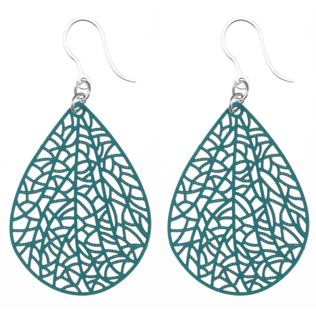 Mosaic Teardrop Dangles Hypoallergenic Earrings for Sensitive Ears Made with Plastic Posts