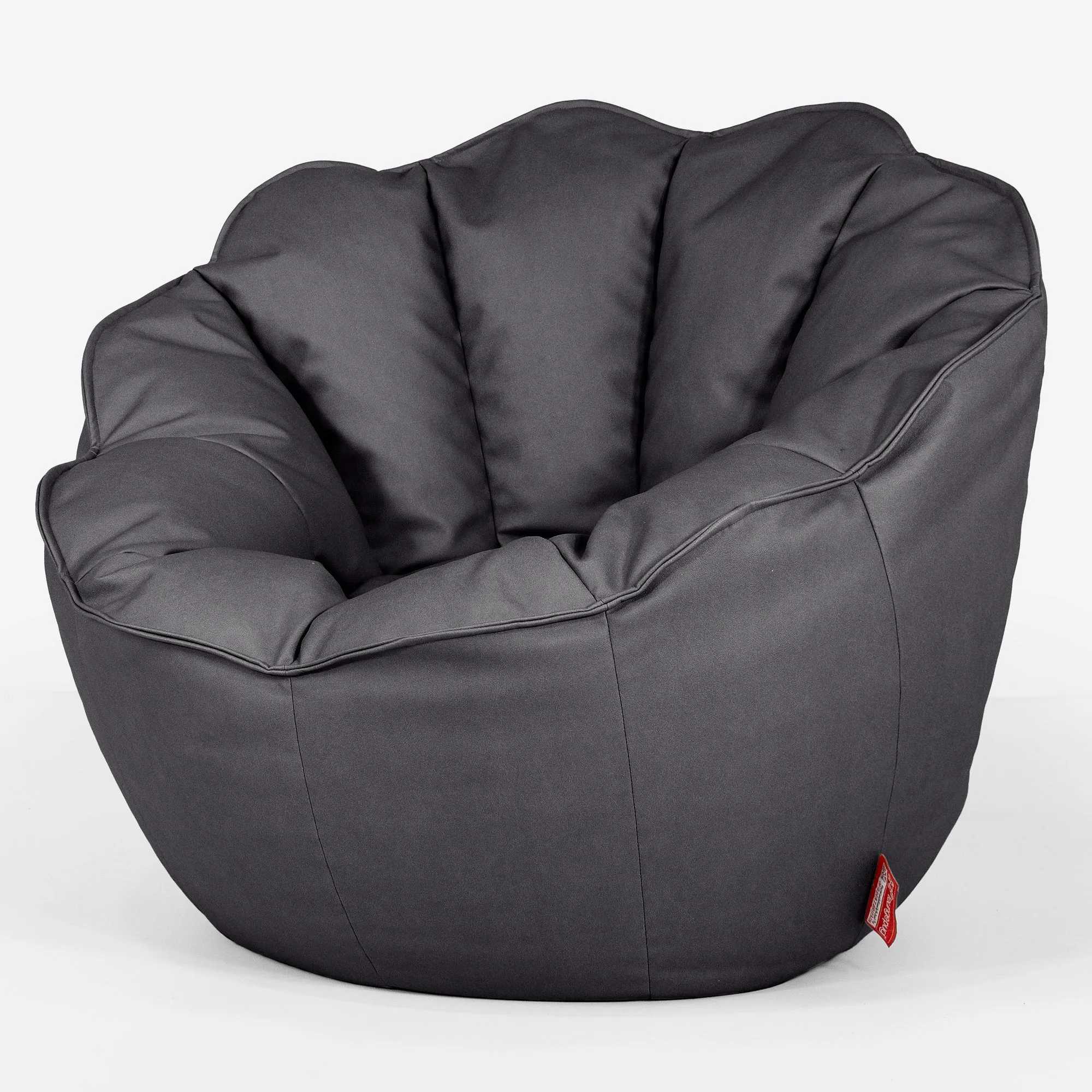 Natalia Sacco Bean Bag Chair - Vegan Leather Black