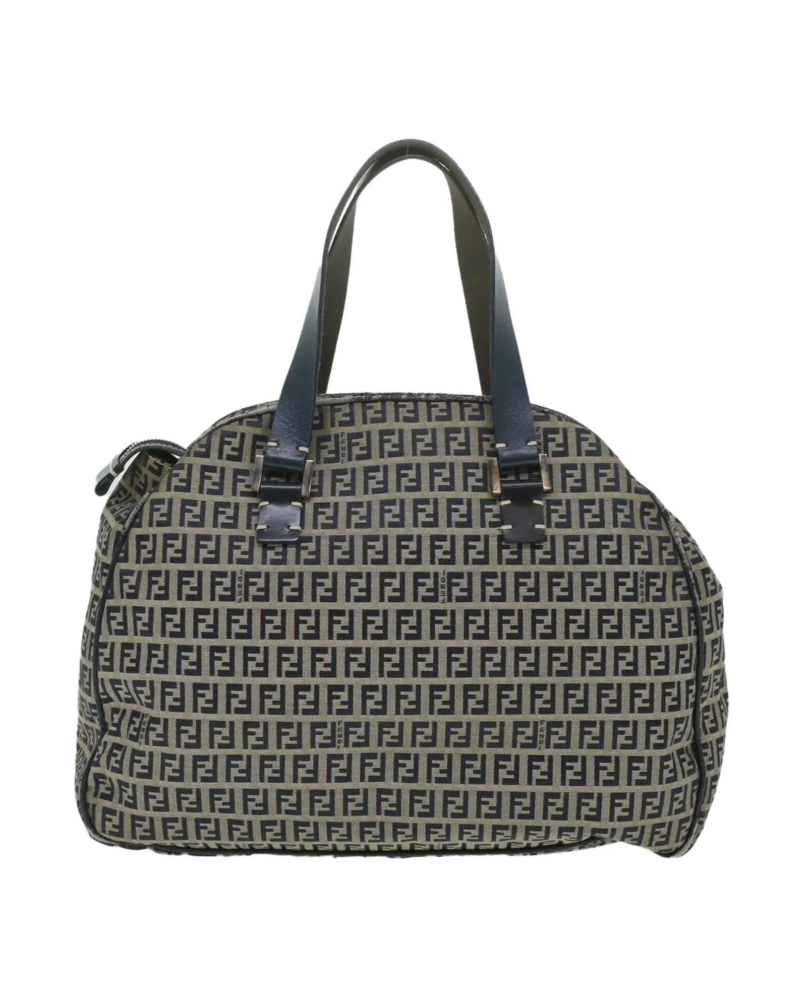 Navy Zucchino Canvas Hand Bag by Fendi