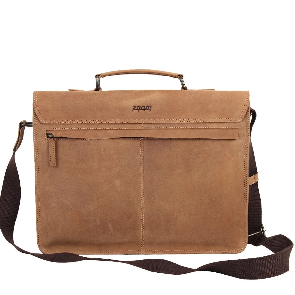 Noah Double Pocket Laptop Briefcase