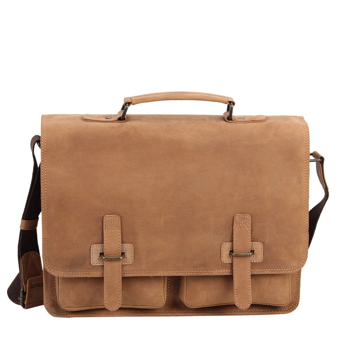 Noah Double Pocket Laptop Briefcase