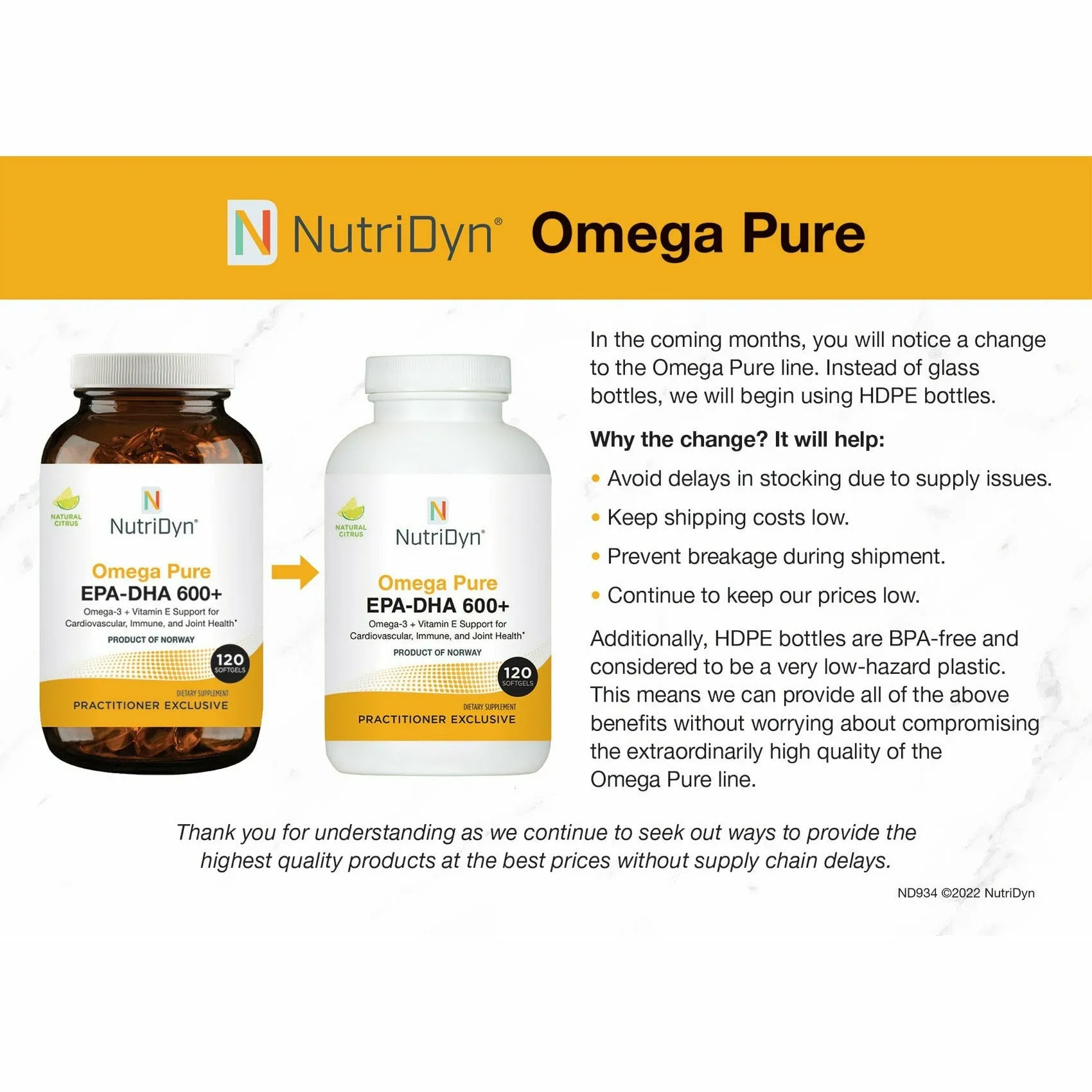 Omega Pure EPA-DHA 720 by Nutri-Dyn