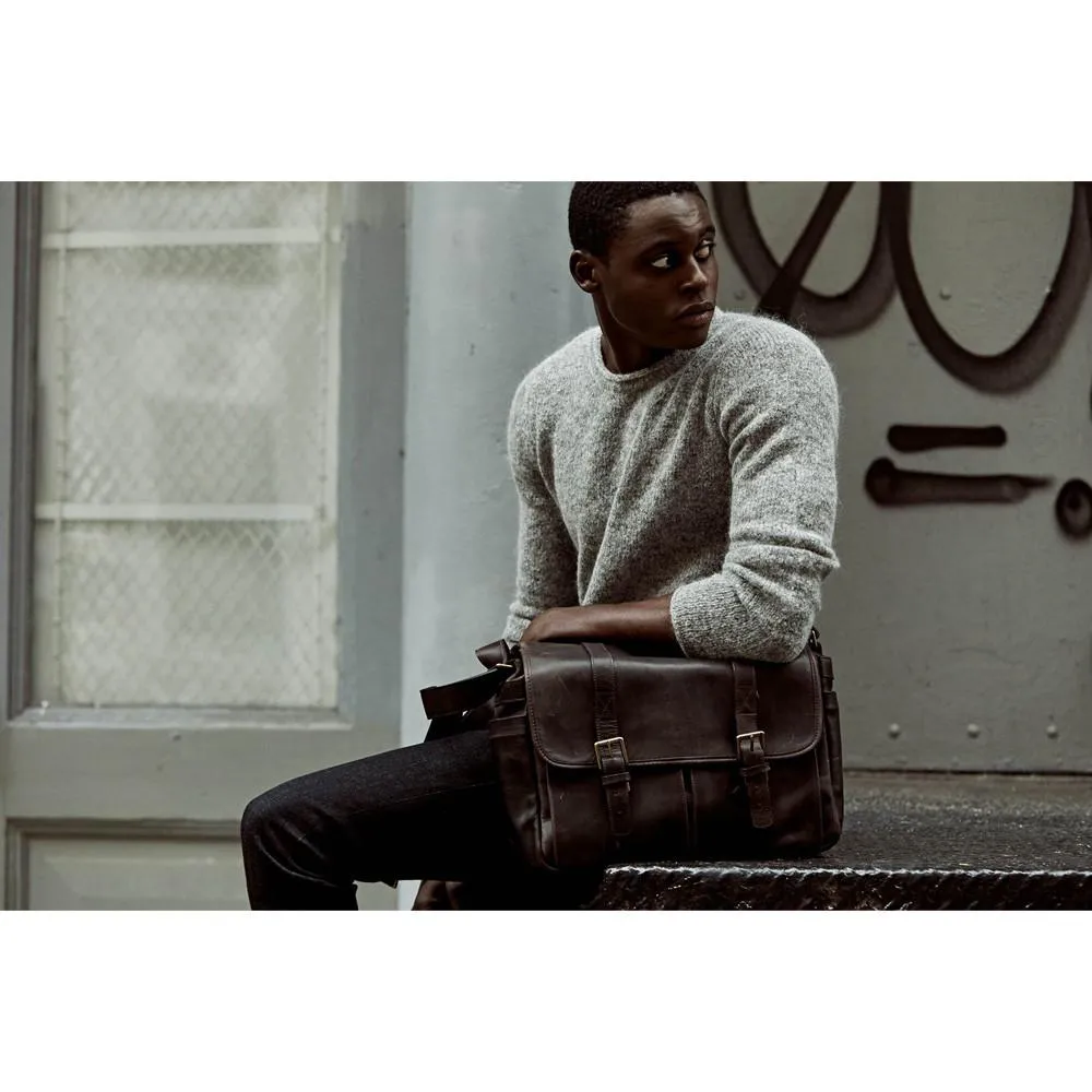 ONA Brixton Camera/Laptop Messenger Bag - Dark Truffle (ONA5-013LDB)