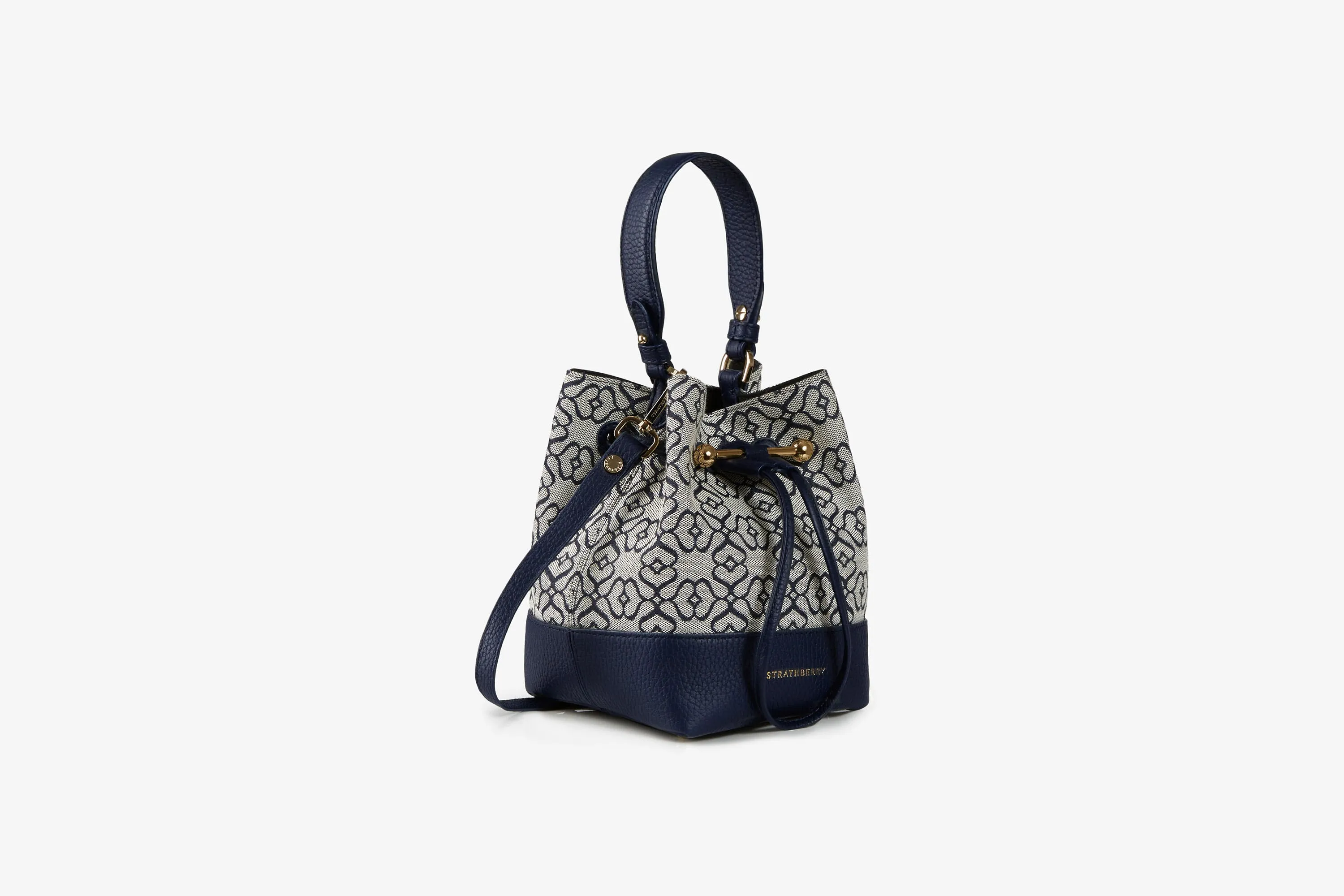 Osette - Monogram Jacquard/Leather Light Navy