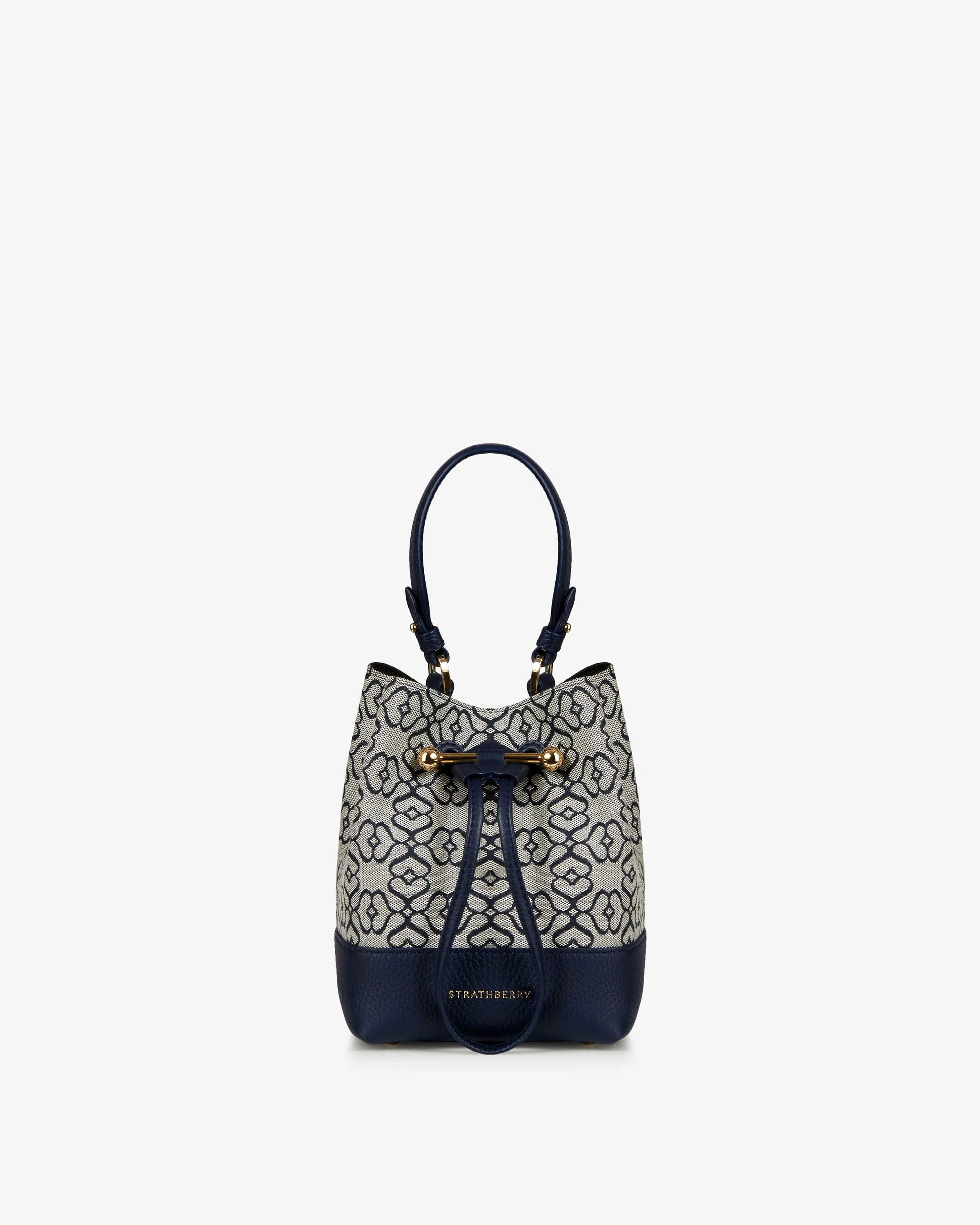 Osette - Monogram Jacquard/Leather Light Navy