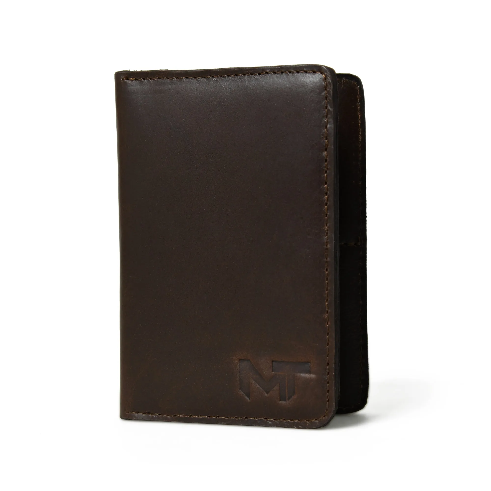 PassportPlus Leather Cover- Dark brown