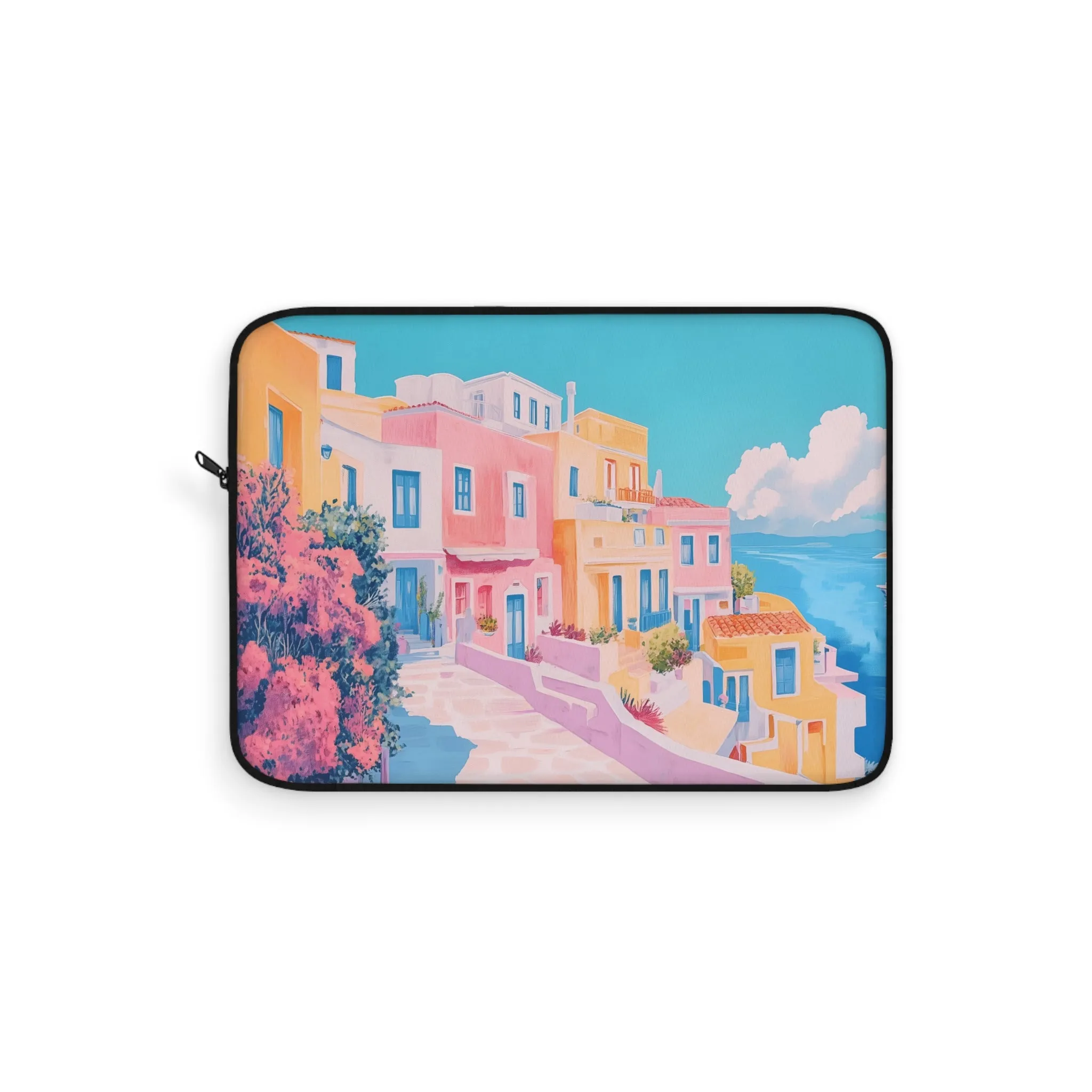 Pastel Landscape Print Laptop Sleeve