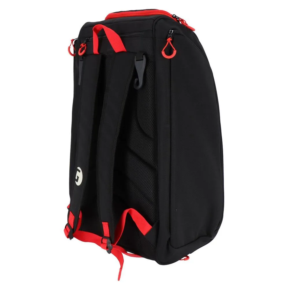 Pickleball Tour Backpack Black and Red