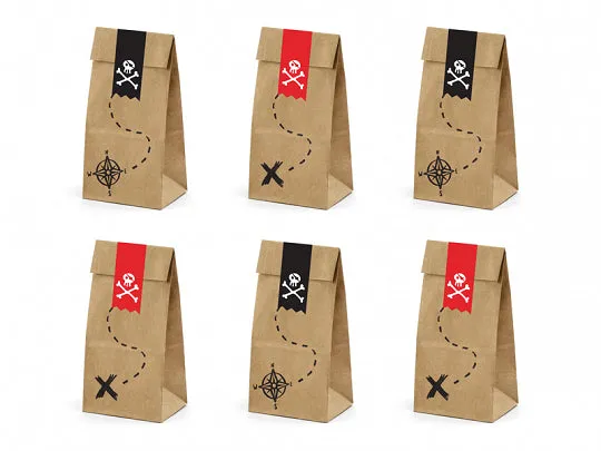 Pirate Treat Bags (6 pack)