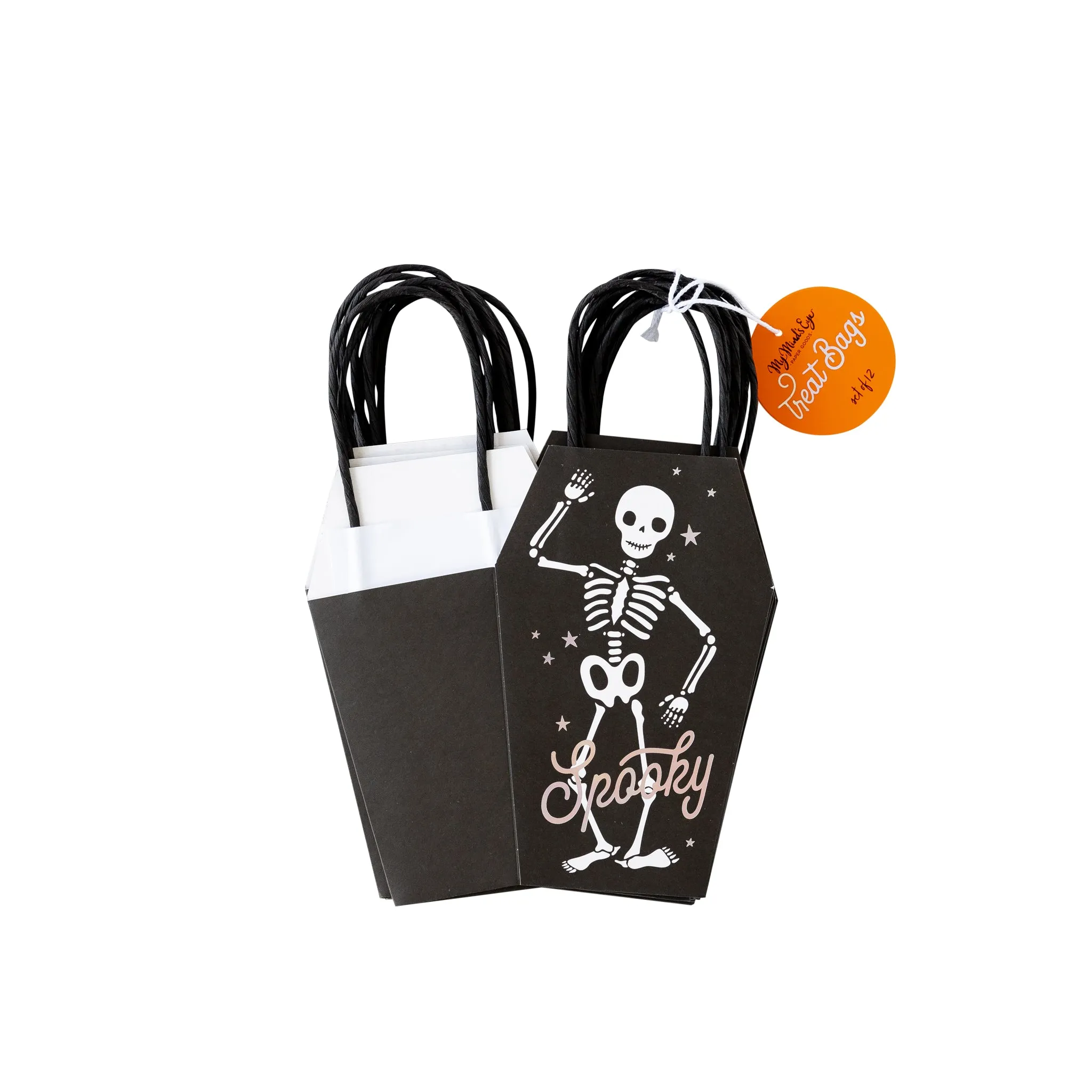 PLFB57- Holographic Skeleton Treat Bags