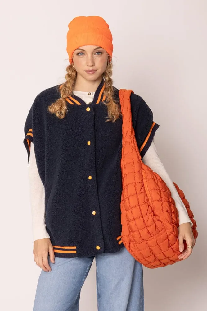 QBS320125 Cora Quilted Puffer Tote