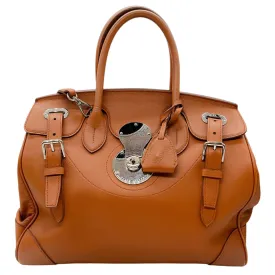 Ralph Lauren Collection Brown Ricky 33 Leather Handbag