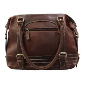 RE Leather Bag (13"x 10"x 3")