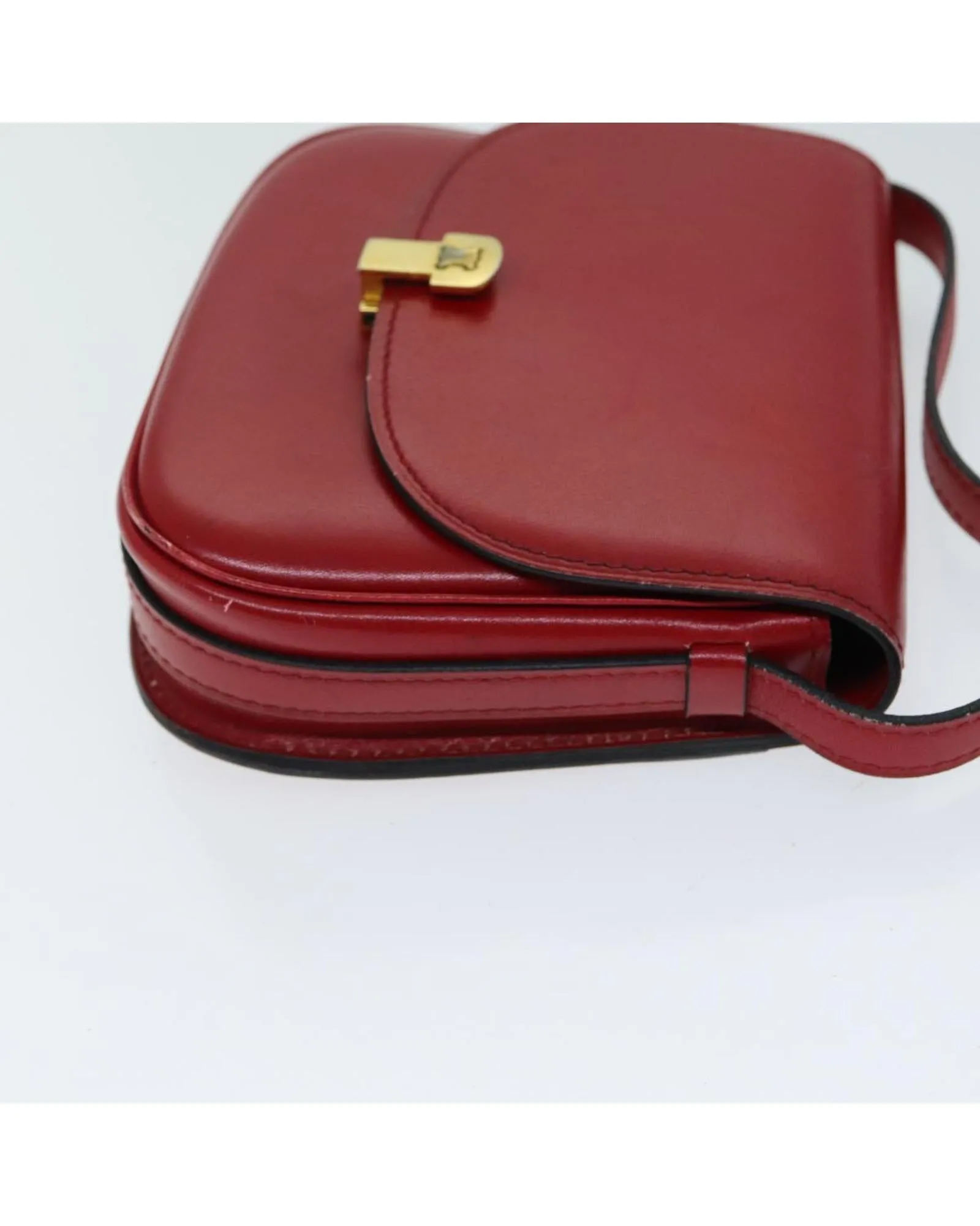 Red Leather Shoulder Bag by Celine - Pre-owned Authentic