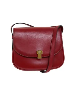 Red Leather Shoulder Bag by Celine - Pre-owned Authentic