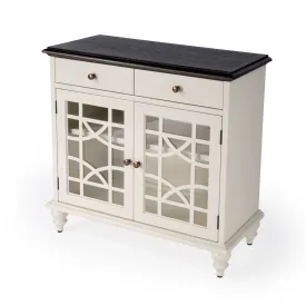 Rene 2 Door 2 Drawer Cabinet in White  5632304