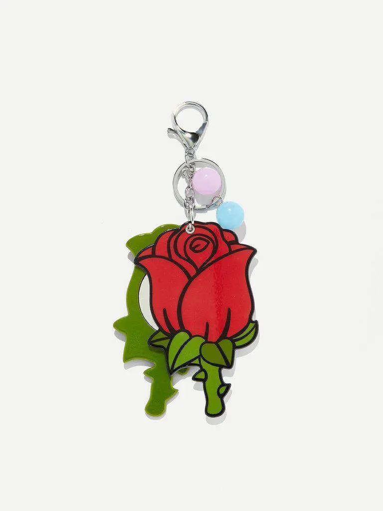 Rose Shaped Keychain