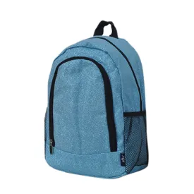 Small Size Turquoise Glitter NGIL Backpacks For Dance and Cheer Competition