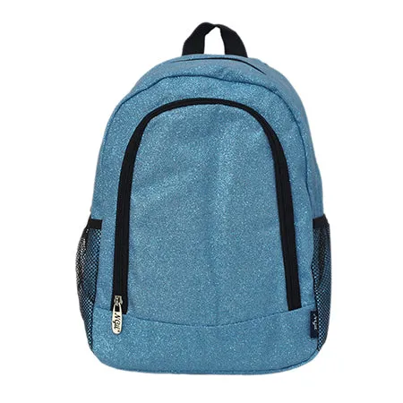 Small Size Turquoise Glitter NGIL Backpacks For Dance and Cheer Competition