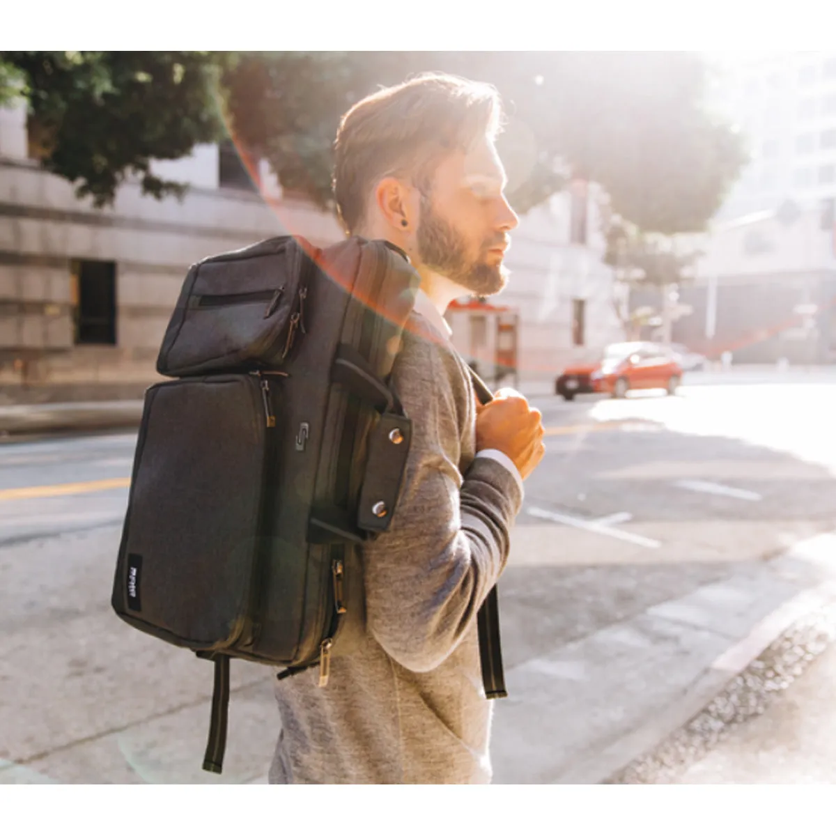 Solo New York Duane Hybrid Briefcase Backpack